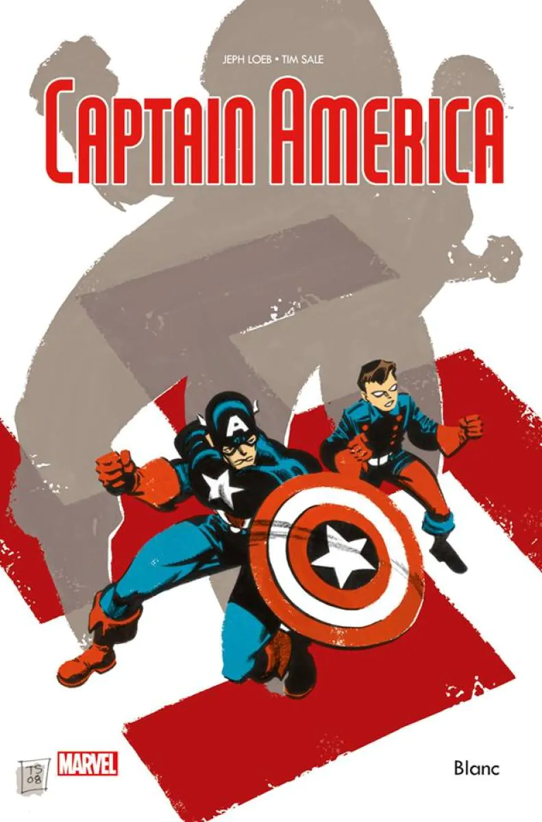 Captain America - Blanc